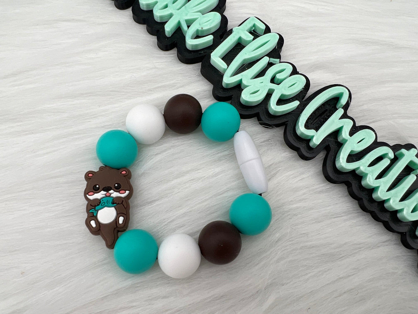 Sea Otter teething bracelet