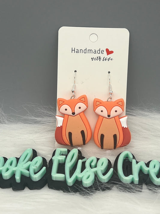 Fox earrings