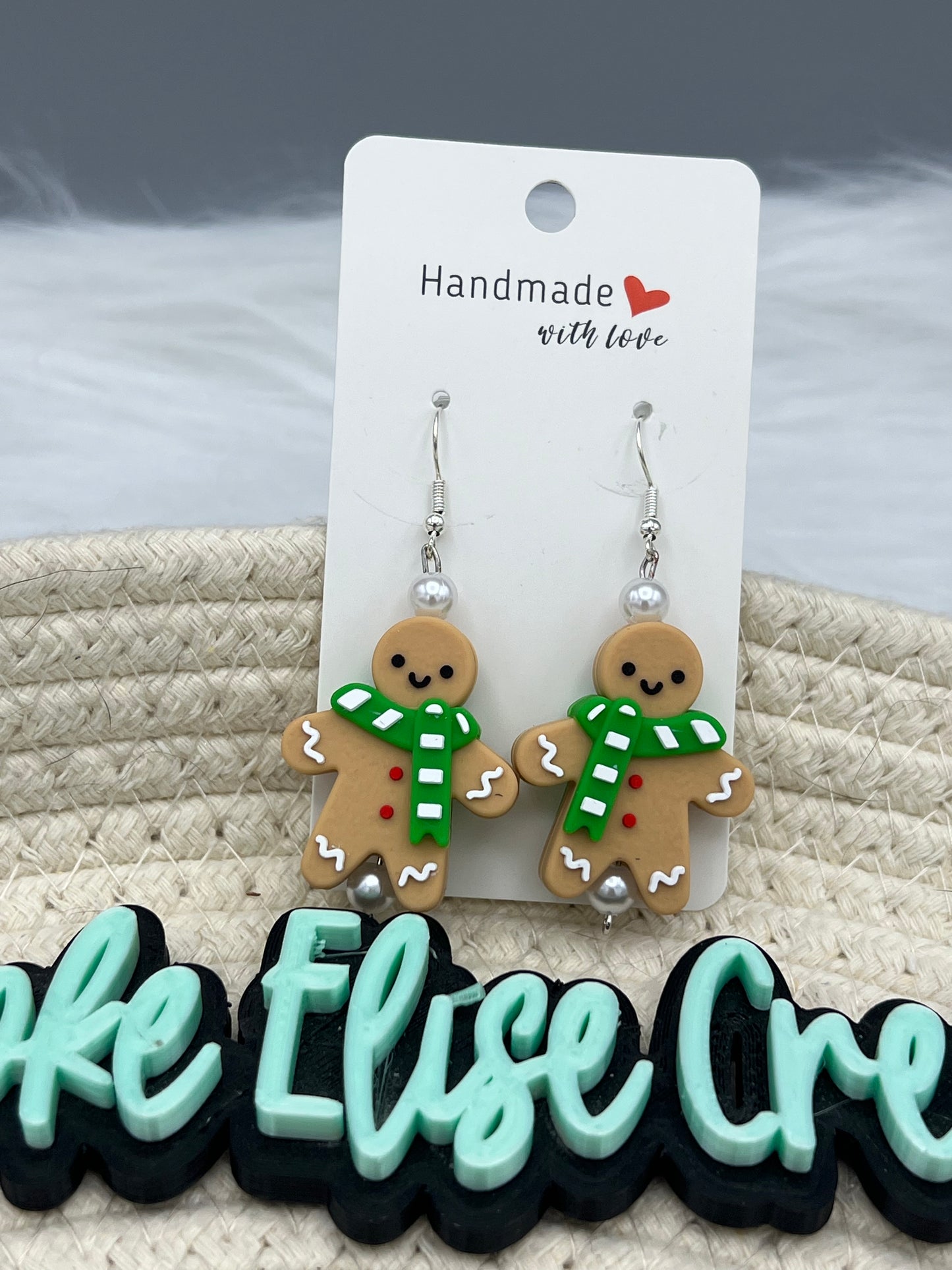 Gingerbread earrings